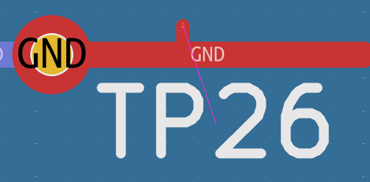 Test point pad